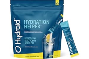 ‎HYDRAID Hydraid Hydration Helper® LEMON – Elektrolyt Pulver mit 1118mg Elektrolyten zur besseren Wasseraufnahme für Sport & schnelle Erholung – 25 Sticks mit Zitrone-Geschmack