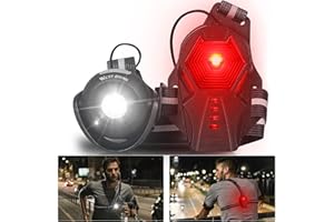 HONGYEA Lauflicht Lauflampe Joggen, USB Wiederaufladbare Lauflampe Brust Licht, 500 Lumen Wasserdicht Laufen Licht, 3 Lichtmodi, 90° Drehbar, Sichere Lampe zum Laufen Joggen Spazieren Wandern1