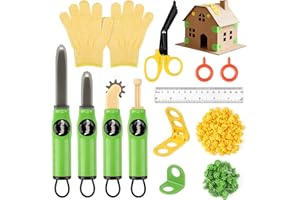 VANPLAY Cardboard Construction Kit Kids Building Kit with Safe Cardboard Cutter, Fold Roller, Screwdriver for DIY Kids Tool Set Gifts for 5 6 7 8 9 Year Old Boys Girls (158PCS)