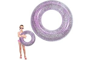 YAAVAAW Flotadores Hinchables Piscina para Adultos Niños,70/90cm Lentejuelas Caucho de Juguetes Flotador Piscina,Juegos de Agua para Playa Fiesta de Verano Hombres Mujeres Niños y Niñas