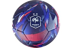 EQUIPE DE FRANCE DE FOOTBALL Ballon de Football France - 2 étoiles - Collection Officielle Equipe de France - Taille 5