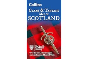 Collins Scotland Clans and Tartans Map: Over 170 arms, official insignia, crests and tartans of Scottish Clans