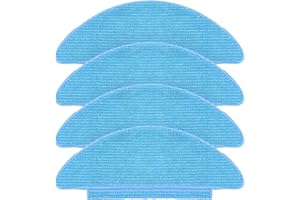 Fixbetter 4 Pezzi Panni di Ricambio per Lubluelu SL60D, per Tikom L9000 / L8000/L8000 PRO, per Laresar L6 Nex Robot Aspirapolvere, Accessori di Ricambio Lavabili Riutilizzabili