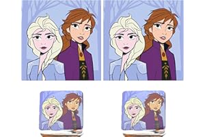 damaloo Frozen - Set di 2 asciugamani piccoli per bambini, asciugamano magico Frozen per il compleanno dei bambini, asciugamani 30x30