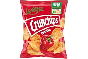 ‎LORENZ SNACK WORLD LORENZ | Crunchips Paprika | 20 x 25 g | glutenfrei