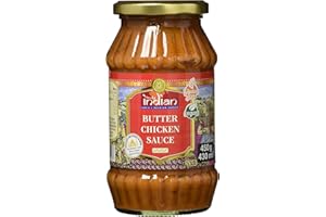 ‎TRULY INDIAN TRULY INDIAN Butter Chicken Sauce – Mild-würzige Fertigsauce für schnelle Gerichte mit natürlichen Zutaten – Authentisch indisch kochen – Vegan & glutenfrei – 3 x 450 g