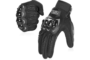 COFIT Gants de Moto, Gants à Écran Tactile Plein Doigt pour la Course de Moto, VTT, Escalade, Chasse, Motocross et Autres Spo