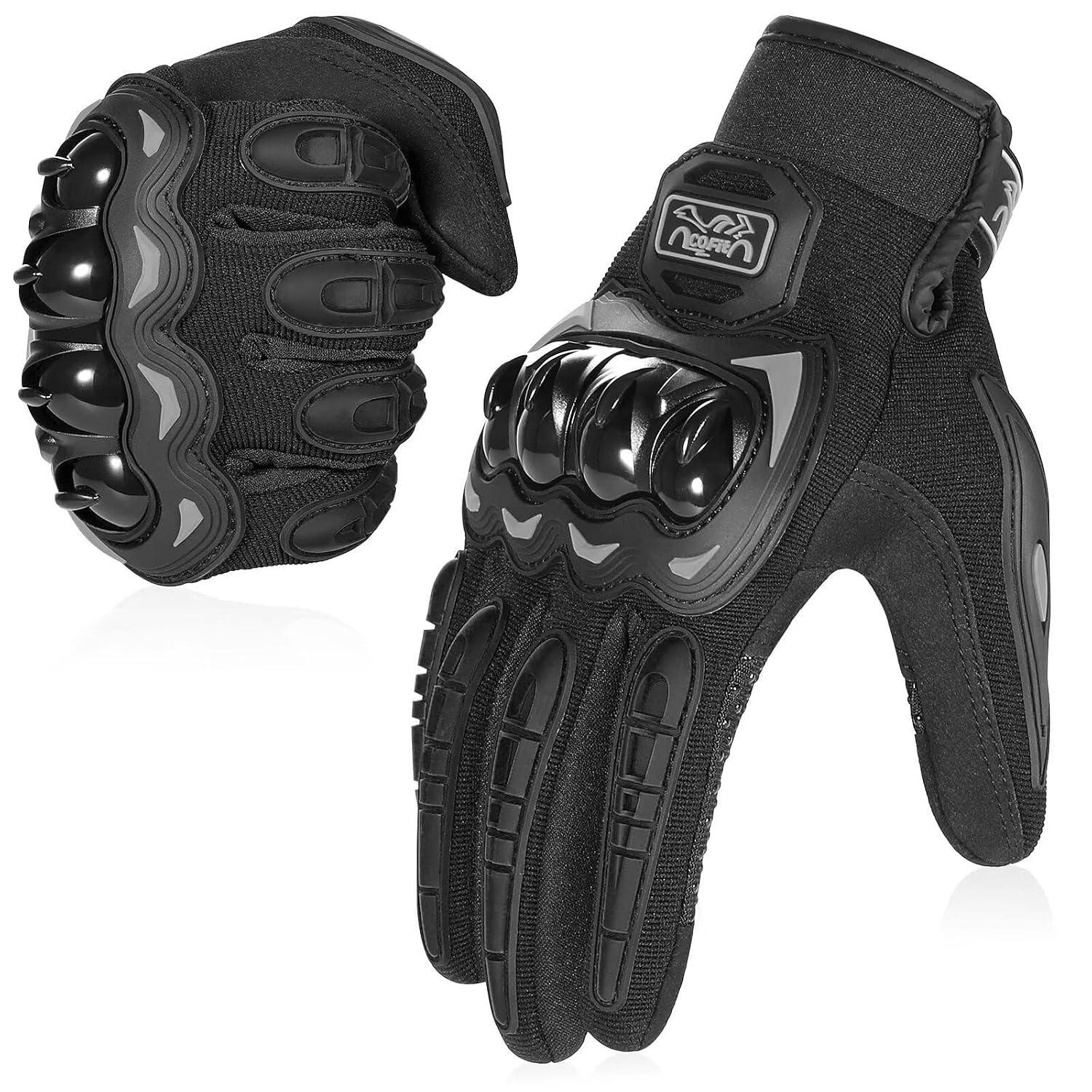 COFIT Guantes de Moto, Pantalla Táctil en los Dedos, Guantes de Moto de Carreras, para Bicicleta ATV BMX MTB, Escalada, Motocross y Otros Deportes al Aire Libre