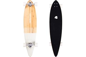 Retrospec Zed Longboard Pintail - Skateboard lungo in bambù