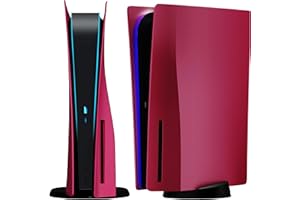 ElitePlay - Copertura per PS5 Disc, skin per PS5 Disc, rosso (Cosmic Red)