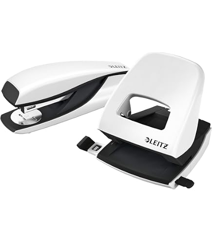 LEITZ Perforateur métal émaillé Noir Nexxt, capacité 40 feuilles avec
