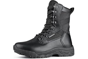 FREE SOLDIER Botas tácticas de las mujeres 8 pulgadas Botas ligeras del combate Botas militares durables del trabajo al aire libre Botas del desierto para las mujeres