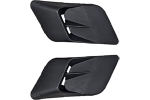 REDCAP Black Body Plastic Front Side Fender Vent For Taotao Hawk Boulder Vitacci IceBear RPS TrailMaster 110B 50cc 70cc 90cc 110cc Quad ATV (Version 1)