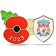 Royal British Legion Liverpool Poppy Football Pin 2023