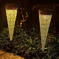 Qomolo Solar Gartenleuchte Solarlampe für Außen LED IP65 Wasserdicht, Gartenleuchte Licht Solarlicht, Aussenlicht für…