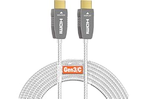 RUIPRO 8K ULTRA certyfikowany kabel światłowodowy HDMI 10 m 8K60 Hz 4K120 Hz eARC 48 Gb/s HDR HDCP2.2/2.3 do RTX4080/3090/3090/3090, Xbox S/X, PS5/4, AVR, projektor, LG/Samsung/Sony TV