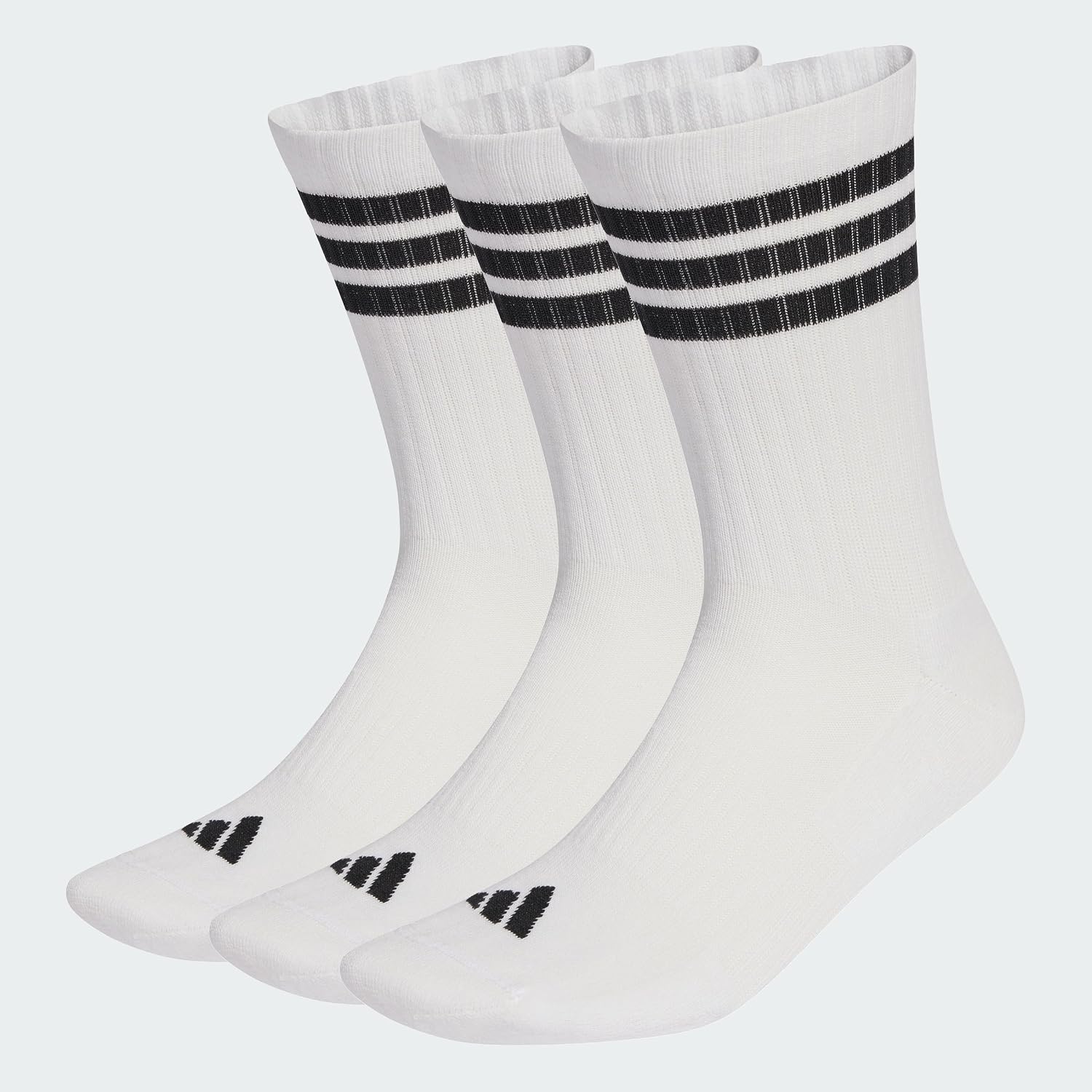 adidas Unisex CALCETINES CLÁSICOS ACOLCHADOS SPORTSWEAR 3 STRIPES (3 PARES)