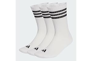 adidas Unisex 3 Stripes Cushioned Sportswear Crew Socks 3 Pair Pack Socks