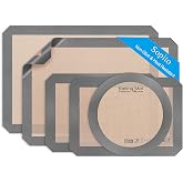 Silicone Oven Mat, Sopito Set of 5 Non-Stick Reusable Heat Resistant Silicone Oven Mat 250&deg;C/480&deg;F for Grilling and Food Prep