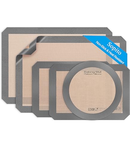 Tappetini Forno In Silicone 2pcs | Antiaderente Resistente Al Calore 248°C - Foto 9