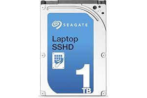 ‎SEAGATE Seagate Hybridfestplatte mit 1 TB Speicher und 8 GB SSD Flashspeicher, 5.400RPM, 64 MB, SATA, 9,5 mm, ST1000LM014