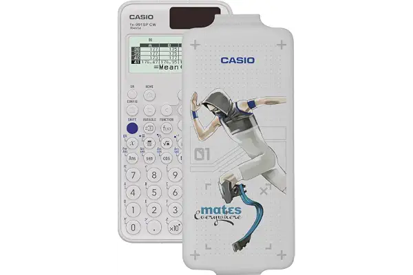 Casio FX-991SP CW - Calculadora Científica ilustrada con Corredor, Recomendada para el Currículum Español y Portugués, 5 Idiomas, más de 560 Funciones, Solar, Color Blanco