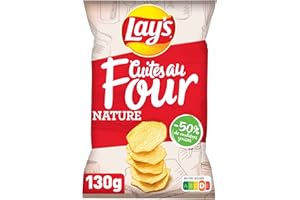 Lay's Chips Cuites au Four Nature, 130 g