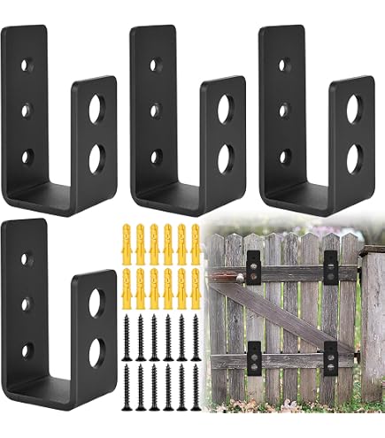 Staff Per Pali 5x5, 10x10, 15x15 Cm – Supporti Regolabili Per Ponti E Recinzioni, Set Da 8 Pezzi