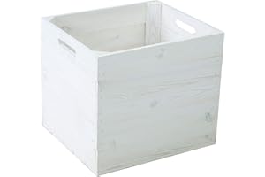 KISTENKOLLI ALTES LAND Caja de Madera Apta para Todas Las estanterías de Paladio, expididos, estanterías, Sistemas de Paladio, Cajas de Vino, Cajas de Frutas, Cajas de estantería, Dimensiones 33 x 37,5 x 32,5 cm