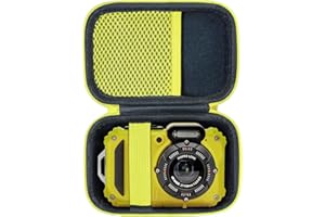 Wanaiha Custodia compatibile con Kodak PIXPRO WPZ2 robusta fotocamera, giallo., Custodia per fotocamera