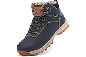 ARRIGO BELLO Bottine Femmes Hommes Hiver Chaussures Bottes de Neige Fourrée Antidérapantes Chaude pour Unisexe 36-46