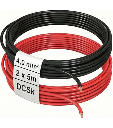 TIMESETL 5x10m Fil Électrique 1.5 Mm² FLRY-B - Câble Véhicule Automobile 12V, 5 Couleurs Pour Câblage Auto Et Autoradio