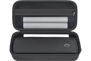 ANKHOH Portable Printer Case for Aixiqee A80/ for TATTMU/for PEDOOLO/for Phomemo M08F Bluetooth Wireless Printer, Thermal Paper, Charger and Cables Carrying Travel Storage Organizer(Box Only)