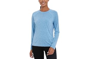 MIGCAPUT Camiseta Deportiva Manga Larga para Mujer - Transpirable Camiseta Manga Larga Mujer Suelta Secado Rápidocamiseta Deporte Mujer
