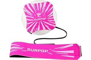 GLOBAL PARK Football Kick/Lancer Entraîneur Solo Entraînement Pratique de Contrôle de l'Aide à la Formation Ceinture Réglable pour Enfants Adultes