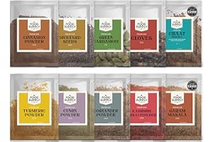 PICK N SAVE Premium Spice Kits - Premium Quality Spices - Perfect Refill for your Kitchen Spice Tins or Masala Dabba