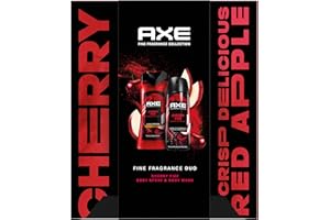 ‎AXE Axe Fine Fragrance Collection Geschenkset Cherry Fizz Pflegeset mit Bodyspray und Duschgel (150 ml + 225 ml)