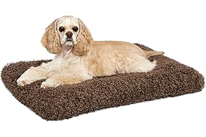 MidWest Homes for Pets Deluxe Legowisko dla Psów i Kotów, Super Pluszowe, Idealne do Klatek, Można Prać w Pralce i Suszyć w Suszarce