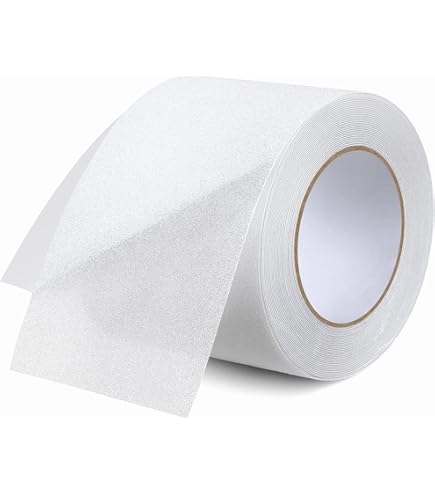 Nastro Antiscivolo Trasparente 2,5 Cm X 20 M - Per Scale Interne Ed Esterne - Foto 4