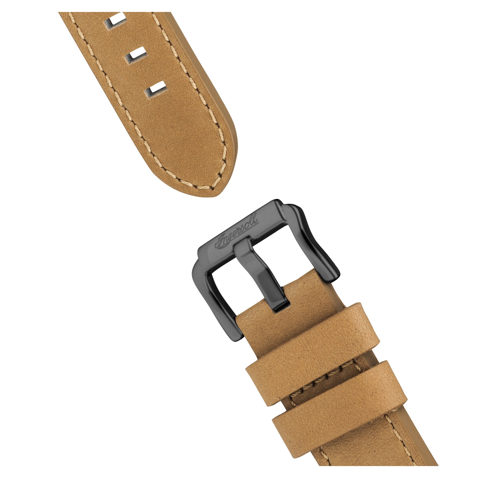 Ingersoll Herren Analog Quarz Uhr mit Leder Armband I03502 – Bild 7