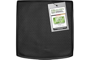 ‎WALSER WALSER XTR Kofferraumwanne für VW Golf 7 Variant 04/2013-2021, 100% passgenaue Antirutschmatte Auto, Gummimatte Auto, Kofferraum Schutzmatte, Anti Rutsch Matte Gummi, Auto Gummimatten