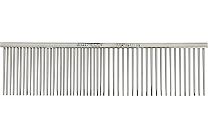 Resco Professioneller Antistatischer Best Hund Katze Haustier Kamm für Fellpflege Mittel-Grobe Zahnabstand 3,8 cm Stiftlänge