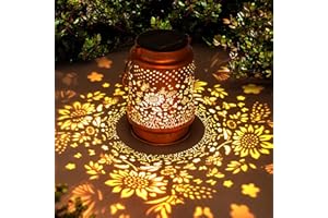 TICKTIME Christmas Gifts for Women Birthday Unique, Sunflower Solar Lanterns Garden Ornaments Outdoor, Perfect Sunflower Gifts for Women, Mothers Day Christmas Gifts for Her Mum Grandma, Birthday Presents