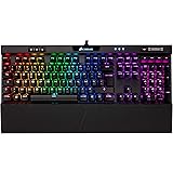 Corsair K70 RGB MK.2 Clavier Mécanique Gaming (Cherry MX Red: Lisse et rapide, Rétro-Éclairage RGB Multicolore, AZERTY FR Lay