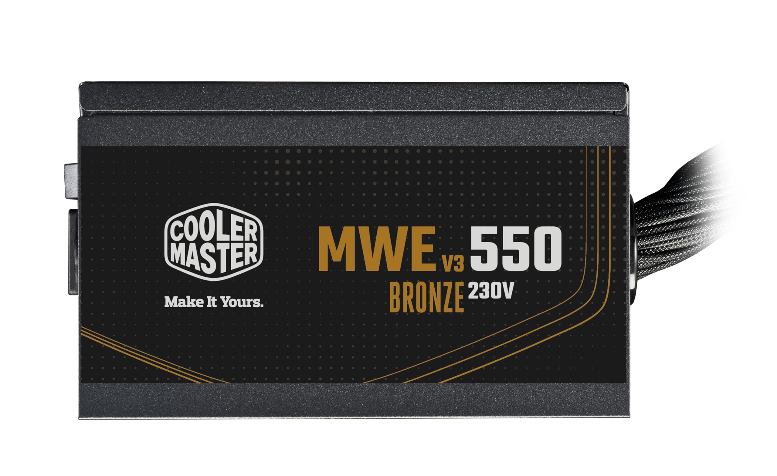 Cooler Master MWE 550 V3 Bronze ATX 3.1 Power Supply - Non Modular | 80 Plus Bronze Certified | Quite HDB Fan | DC-to-DC Circuit Design | ATX 3.1 Version | Ready for 50 Series | 550 Watt