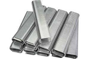 AERZETIX - Juego de 2000 grapas redondeado 12.0x7.7mm para cables y alambres tipo 36 en forma ''U'' - accesorio de grapado - para grapadora manual - en acero templado - C49648