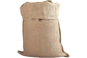 MEMOFYND 1 worek na ziemniaki, z grubego materiału, worek do przechowywania warzyw, tkany worek na piasek, przyjazny dla środowiska, rozkładany worek jutowy, wielokrotnego użytku, jutowy worek wielokrotnego