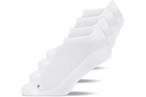 Snocks 4 Pares de Calcetines Running Cortos Hombre y Mujer de Algodón Orgánico - Calcetines Deporte Mujer Hombre Talla 35-50 Calcetines Antiampollas y Antideslizantes Padel, Crossfit, Baloncesto