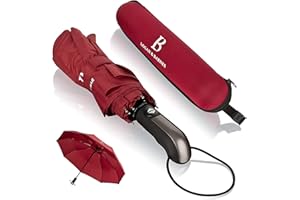 LOGAN & BARNES Parapluie Homme Luxe - Parapluie Pliant - Parapluie anti Tempete jusqu'à 140 km/h Parapluie Resistant - Parapluie isotoner Modèle Manchester