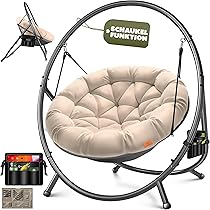 Poltrona Sospesa KESSER Con Struttura - Capacità 150 Kg, Per Interni Ed Esterni - Foto 7